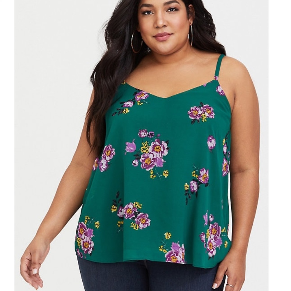 Beautiful Torrid sleeveless blouse.